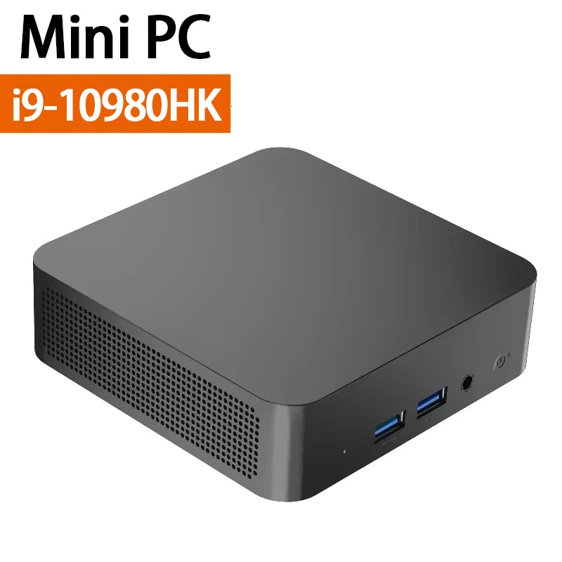 Portable MINI PC Core i9 10980HK Core i7 4510U Windows 11 16GB 32GB DDR4 2TB SSD Computer Gamer Office UHD Graphics Desktop PC