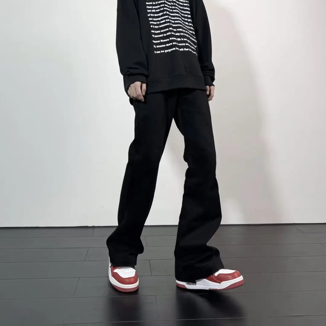 Jean Noir Homme Bootcut American Stretch