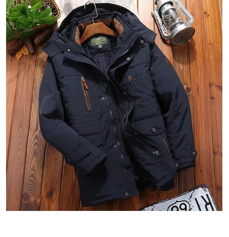 Parka Militaire Coupe-Vent Multi-Poches