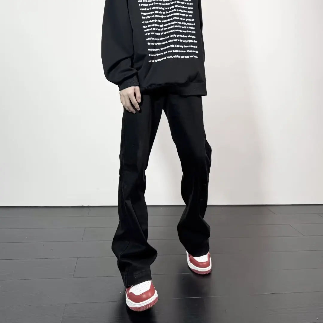 Jean Noir Homme Bootcut American Stretch
