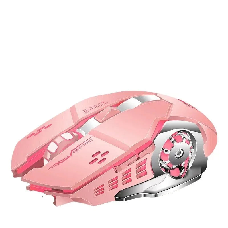 2.4G Wireless Mouse Bluetooth Mouse RGB Backlit Gaming Mouse Rechargeable Mice Silent Mouse 3600 DPI Mouse for Macbook Laptop