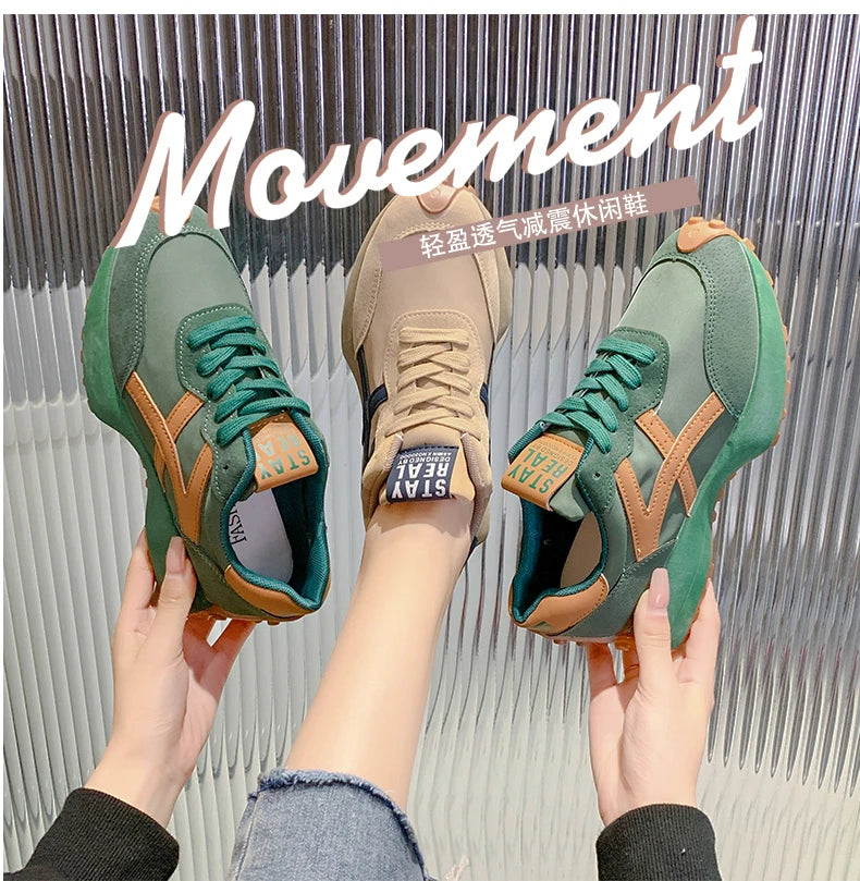 women sneakers 2024 spring casual shoes woman lace up sports shoes baskets femmes tendances zapatillas hombre designer shoes