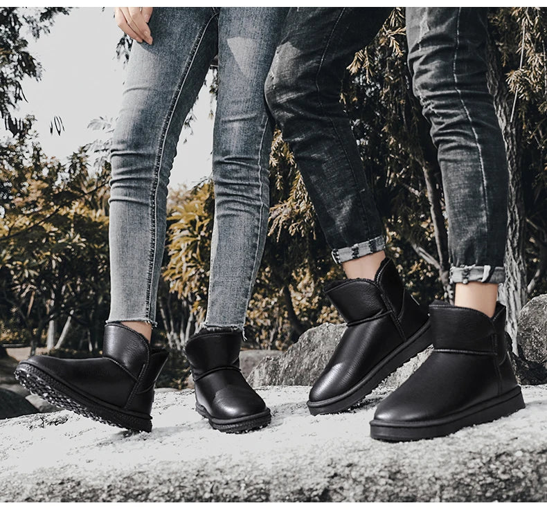 Casual Sneaker Loafers Ankle Boots Sports and Leisure Boots Winter Men Platform Sports Shoes Snow Boots Round Toe Non-slip  New