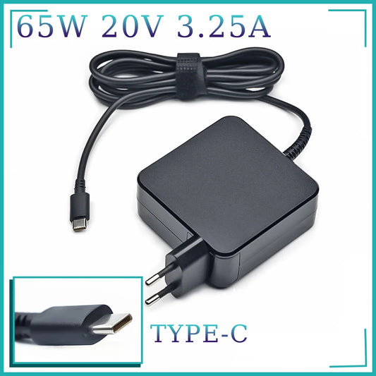 20V 3.25A 65W USB-C AC Adapter Laptop Charger For Asus ZenBook 14 UX425JA UX435EA UX435EG UM425IA UX393JA Type-C Notebook