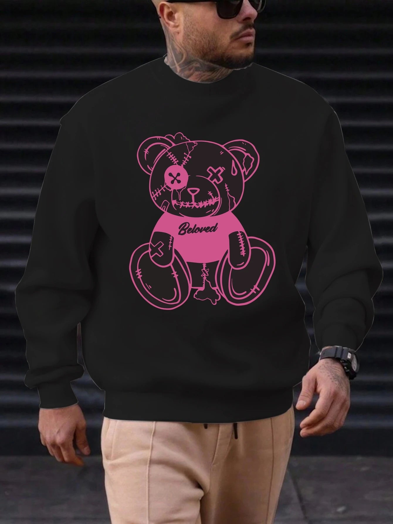 Sweat "Teddy Bear" - Distressed Streetwear