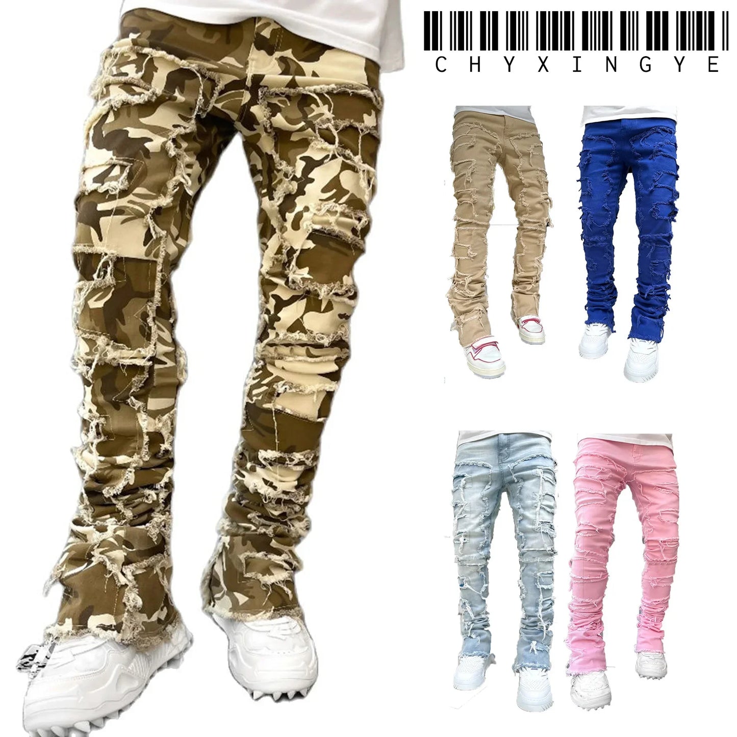 Cargo Camouflage Baggy Y2K Jogger Homme