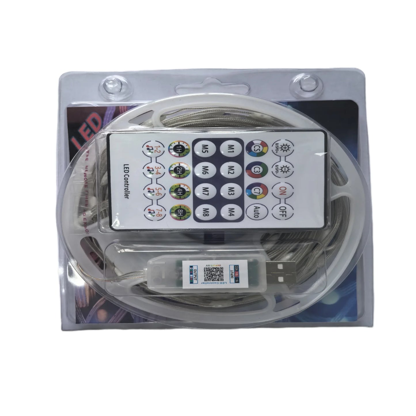 Guirlande LED RGB Bluetooth Fil Cuivre Fête