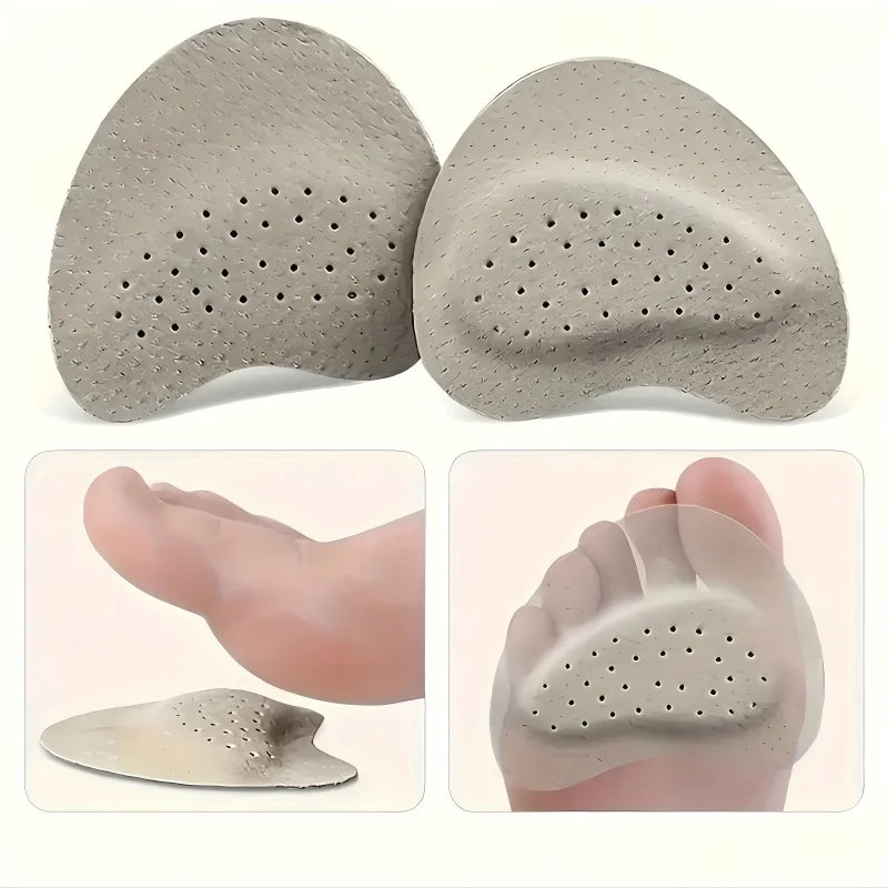3 pairs of soft forefoot pads, cushioned and wear-resistant self-adhesive half insoles, suitable for high-heeled sandals