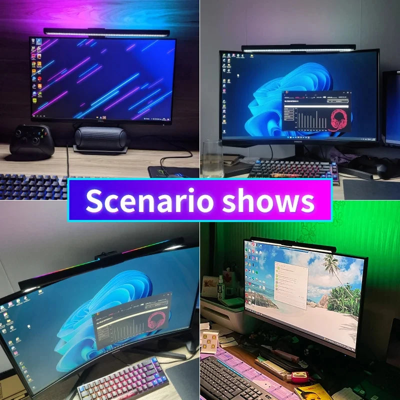 Barre Lumineuse Moniteur PC RGB Protection Yeux