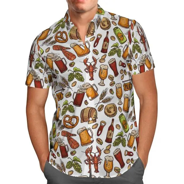 T-Shirt Hawaiian 3D Vaisseau Spatial