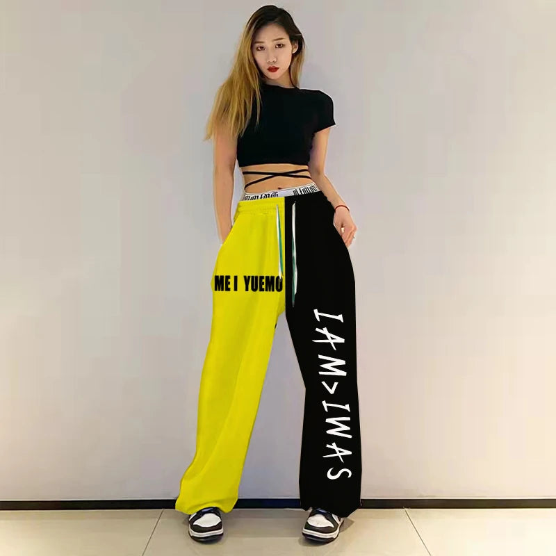 Pantalon Jazz Imprimé Ample Femme