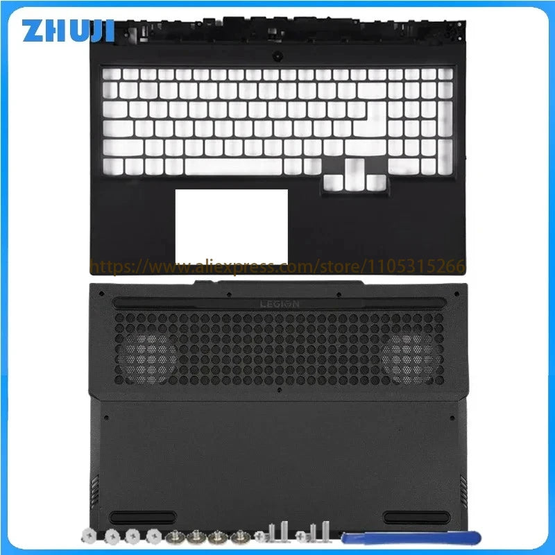 For LEGION 5 15IMH05H 15ARH05H 15ARH05 Y550-15 NEW Laptop LCD Back Cover Front Bezel Palmest Lower Bottom Case black