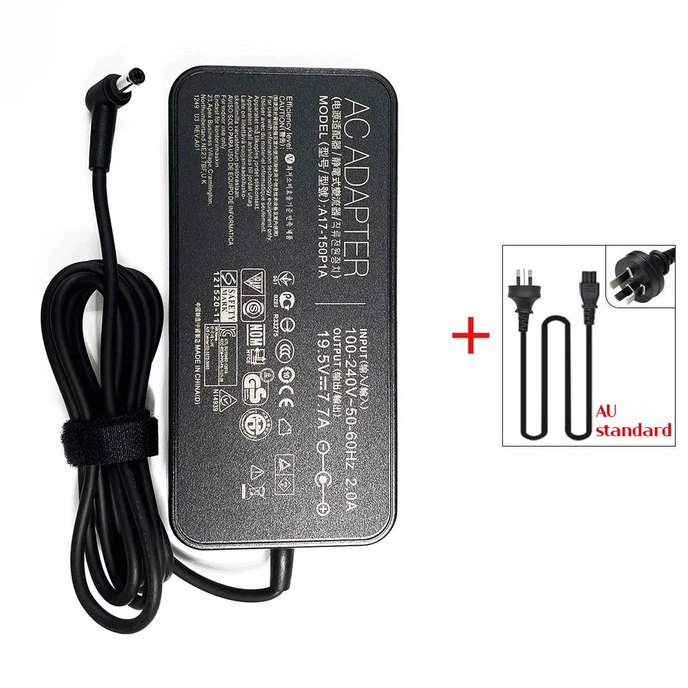 19.5V 7.7A 150W 5.5*2.5MM Laptop AC Adapter Charger for Asus ROG Strix G535SX GL503GE GL703GE GL503VD GL703VM GL551JW GL703VD