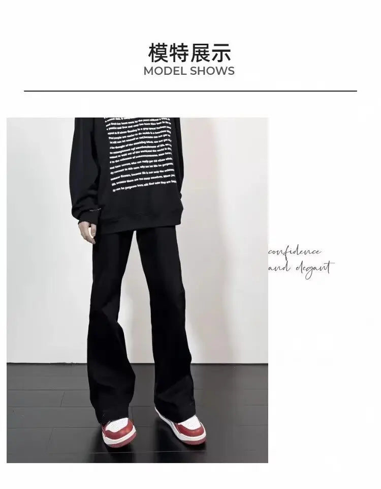 Jean Noir Homme Bootcut American Stretch