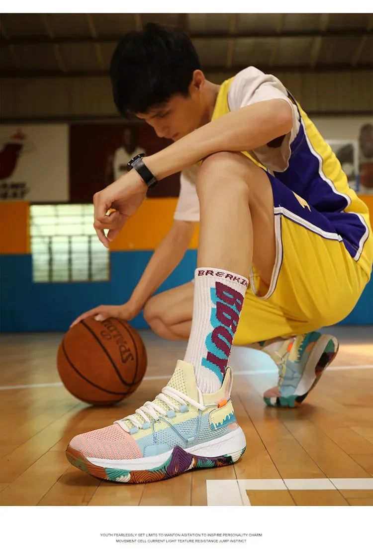 Sneaker Sport Léger Antidérapant Multicolor