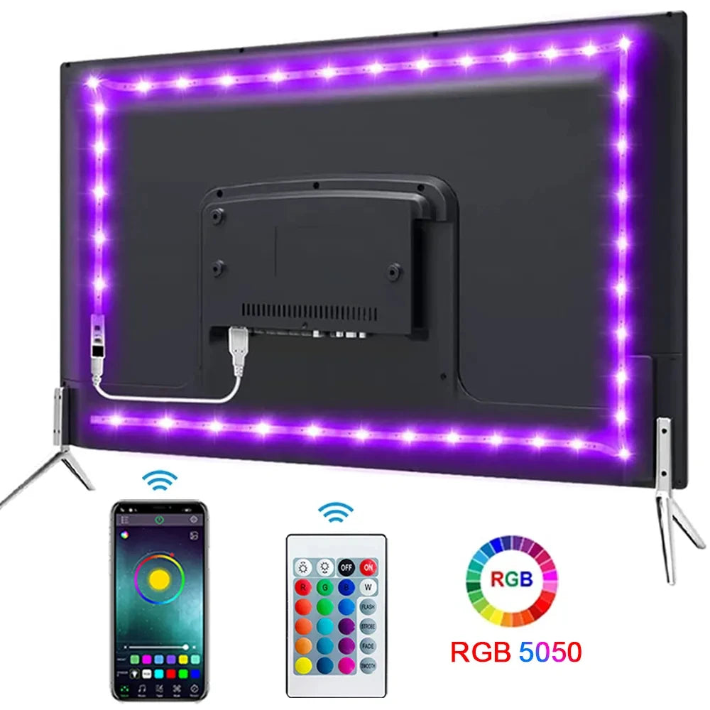 Ruban LED Connecté (5m) - Contrôle par App & Ambiance Gaming