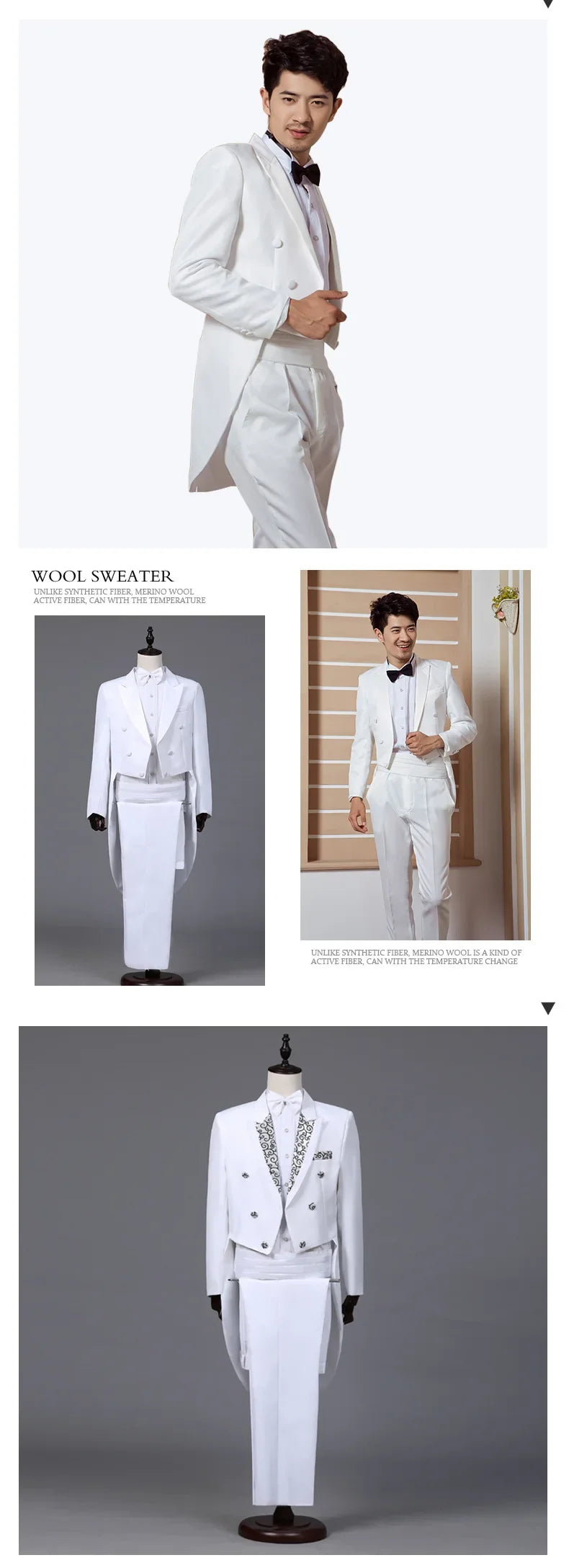 Frac Homme Blanc Noir Scene Magicien