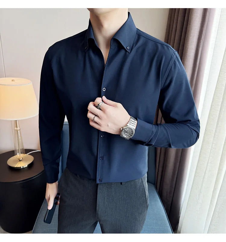 Chemise Slim Fit British ML Homme 2026