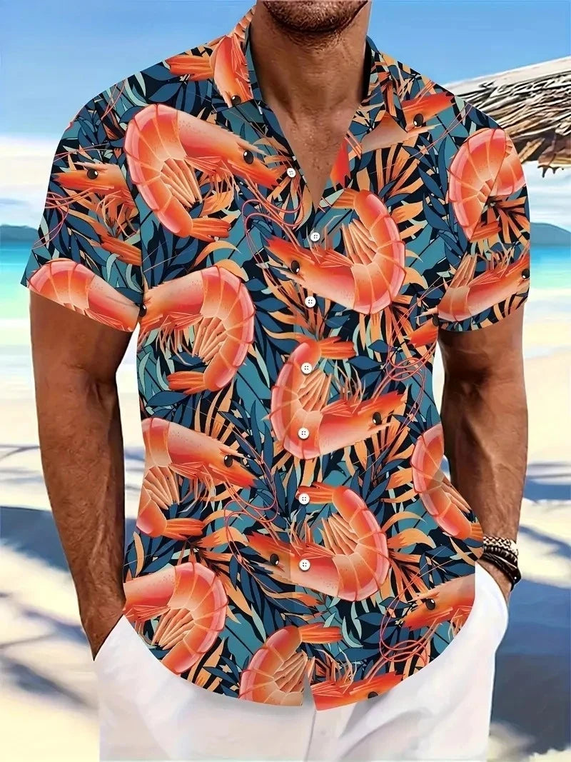 Chemise MC 3D Animaux Cartoon Quick-Dry