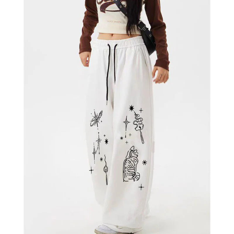 Pantalon Y2K Vintage Hip Hop Femme