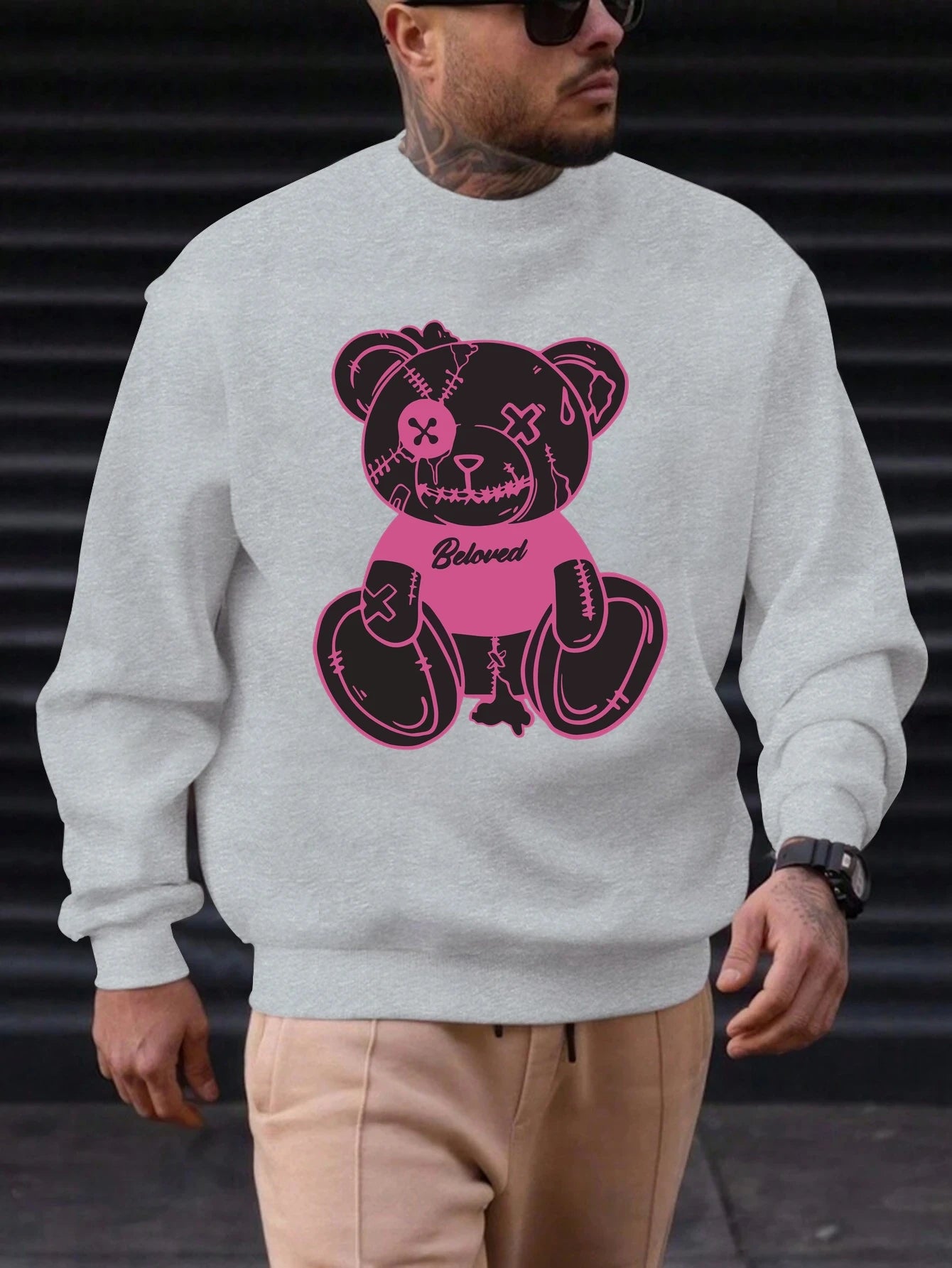Sweat "Teddy Bear" - Distressed Streetwear