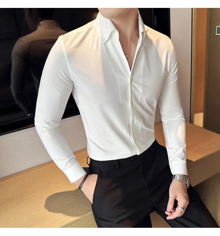 Chemise Slim Fit British ML Homme 2026