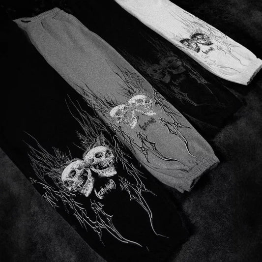 Pantalon Punk Y2K Dark Street Oversized