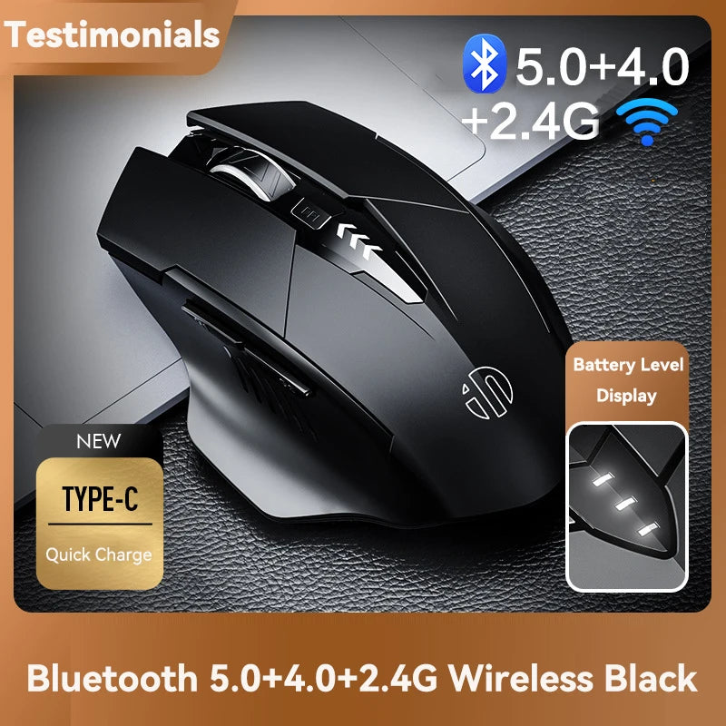 Souris Sans-Fil "Silent Click" - Bureau & Nomade