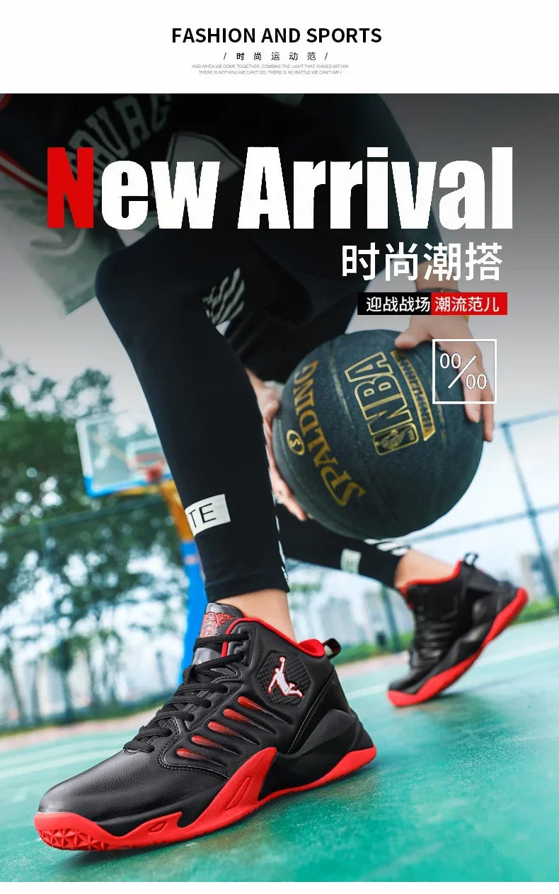 Basket Basketball Cuir Léger Waterproof