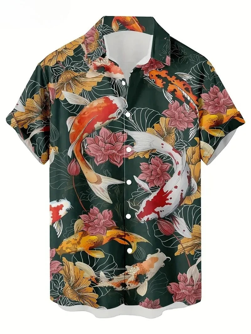 Chemise MC 3D Animaux Cartoon Quick-Dry