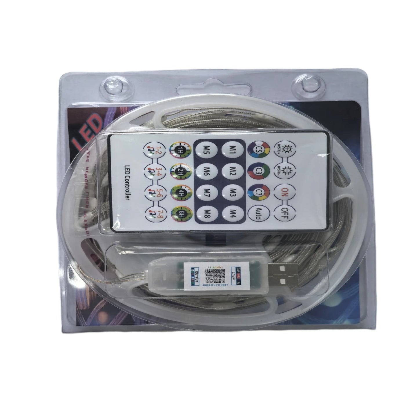 Guirlande LED RGB Bluetooth Fil Cuivre Fête