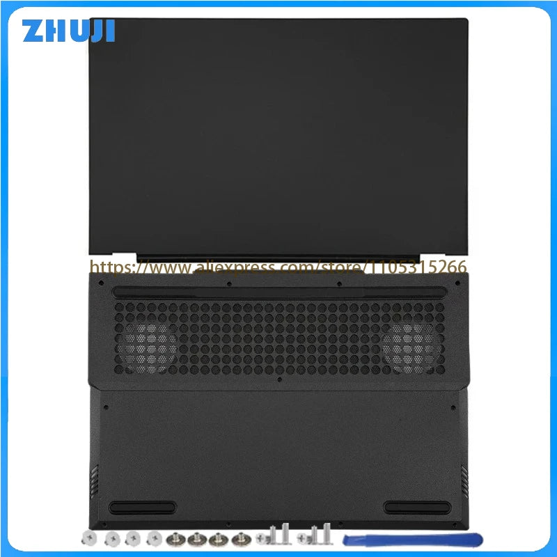 For LEGION 5 15IMH05H 15ARH05H 15ARH05 Y550-15 NEW Laptop LCD Back Cover Front Bezel Palmest Lower Bottom Case black