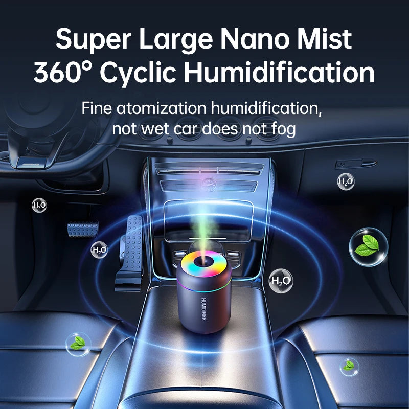 Mini Diffuseur d'Arômes - Humidificateur USB avec Effet LED