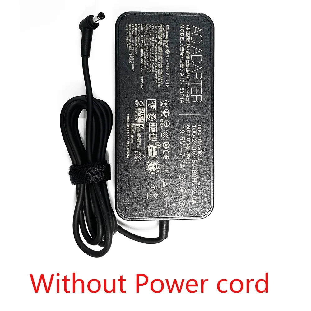 19.5V 7.7A 150W 5.5*2.5MM Laptop AC Adapter Charger for Asus ROG Strix G535SX GL503GE GL703GE GL503VD GL703VM GL551JW GL703VD