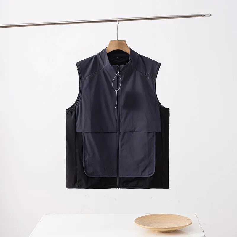 Vest, Rock Climbing, Hiking, Camping, Fishing, Outdoor Mountaineering, Traveling, Outing, Driving, Sports, Teenagers, Trend.Vest