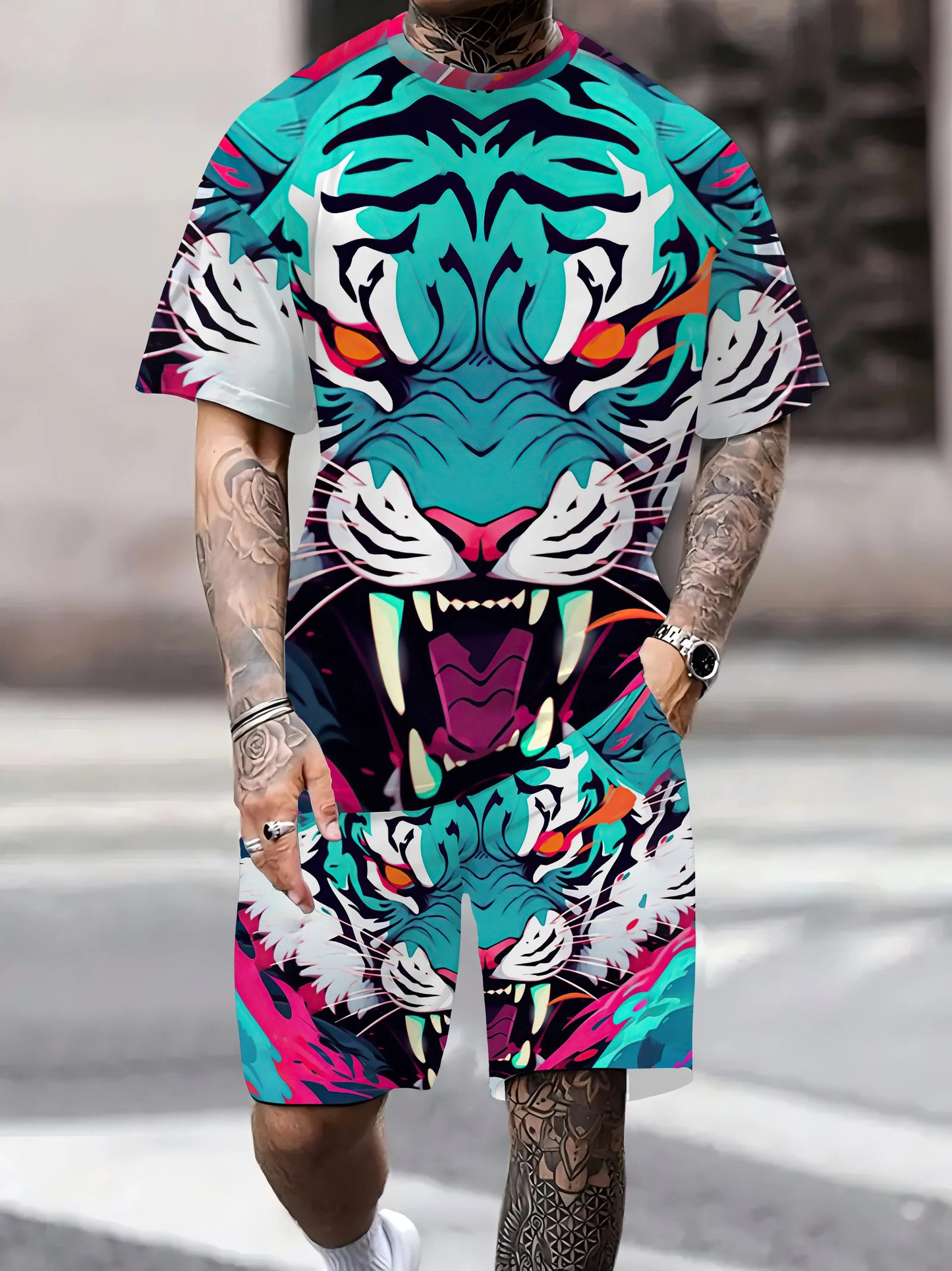 Ensemble T-Shirt Short Street Sport Homme