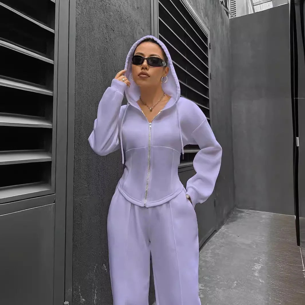 Ensemble Sport Femme - Zip-up & Jogging Slim