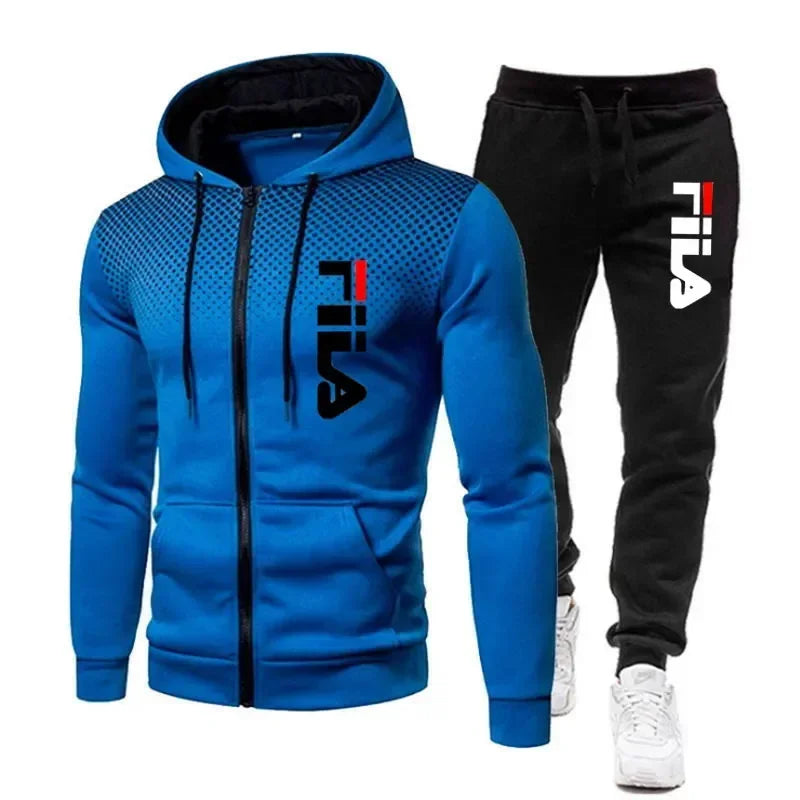 Ensemble Zippe Hoodie Pantalon Fitness