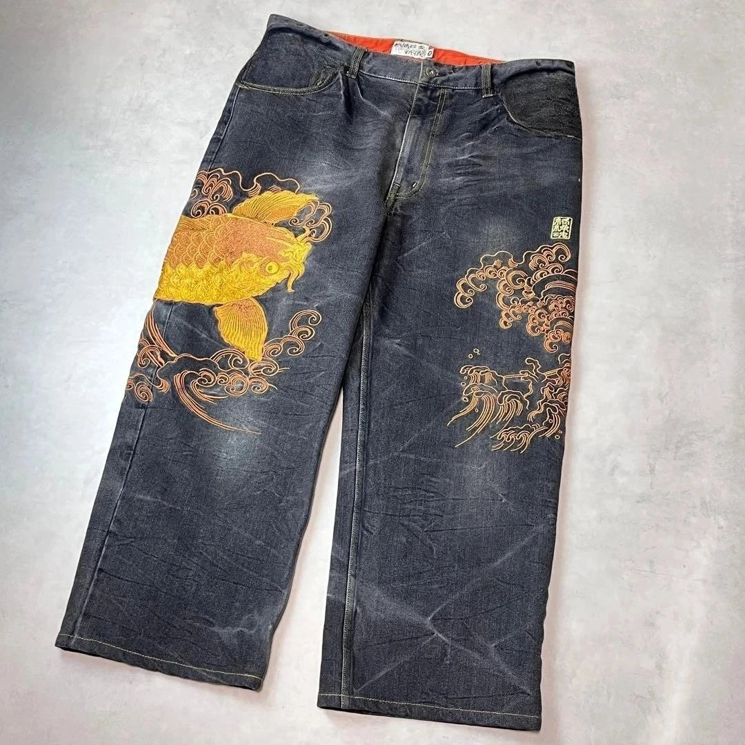 Jean Selvedge Indigo Naturel Retro Y2K