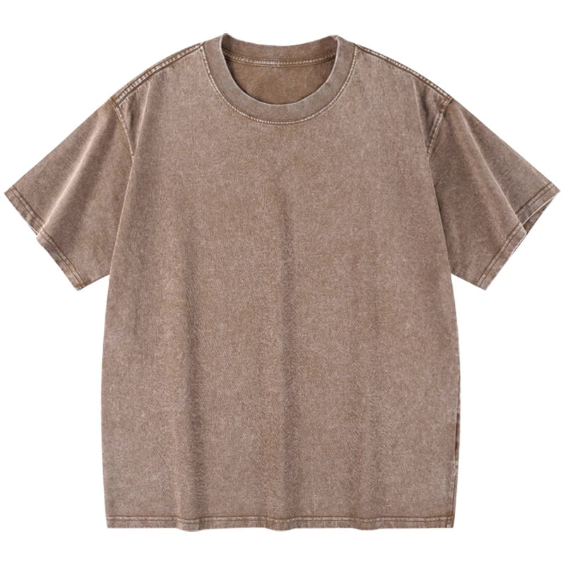 T-shirt Vintage délavé - Style Harajuku