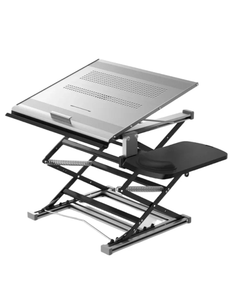 Standing laptop height-adjustable desk folding desktop height-adjustable frame and eye-level stand Laptop Parts Accessories
