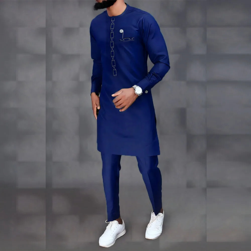Ensemble Dashiki Africain 2 Pieces Homme