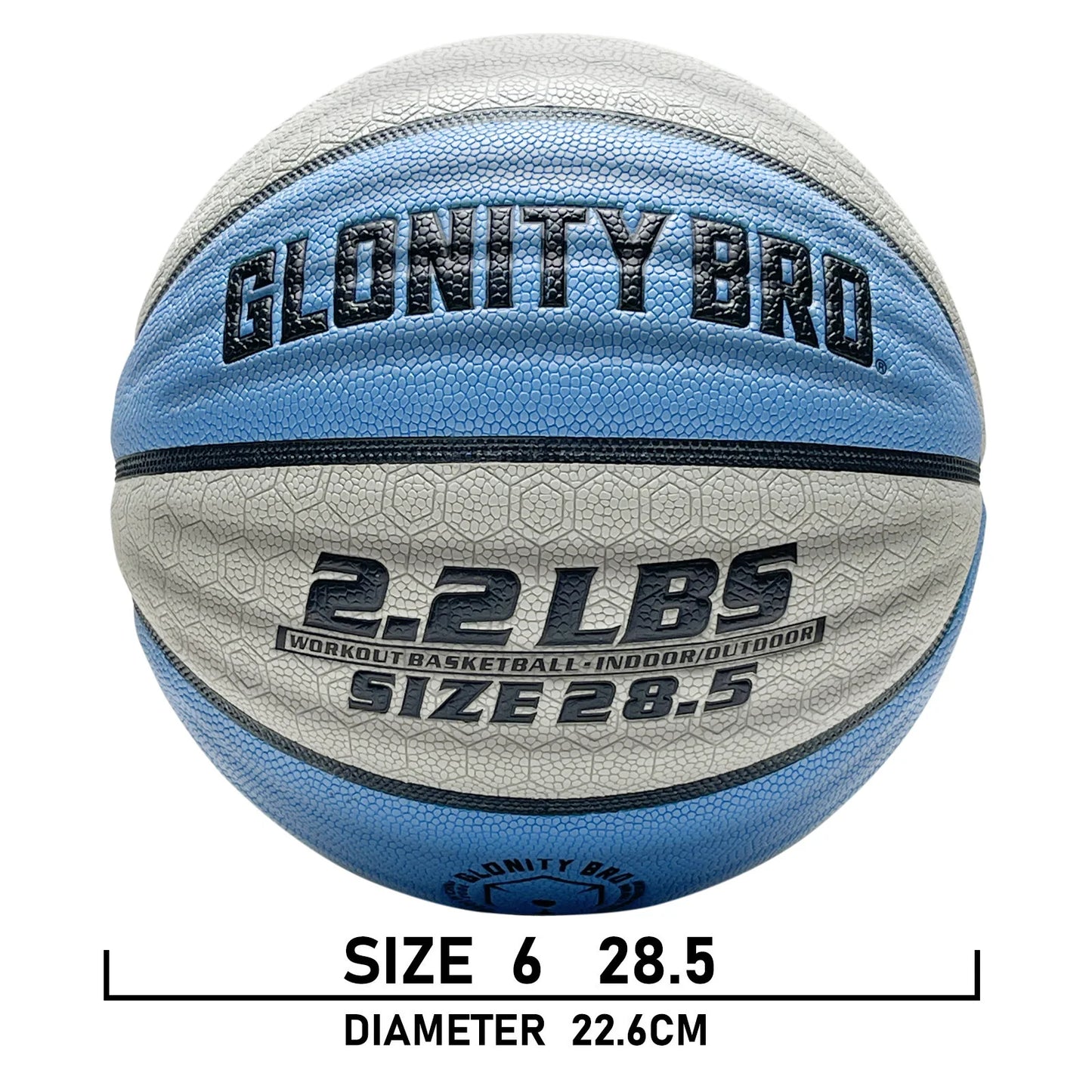 Weighted Training Basketball 3LBS/2.2LBS,Official Size 6/7 Wear-resistant Heavy Ball For Handling Dribbling&Passing,Rebounding