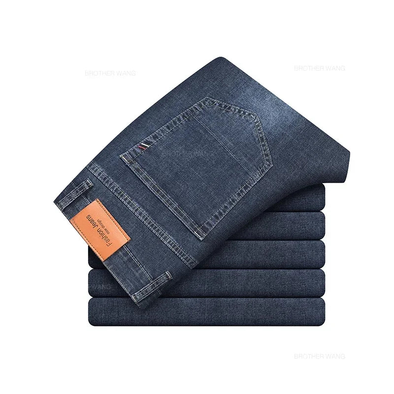 Jean Homme Leger Coton Stretch Gris Clair