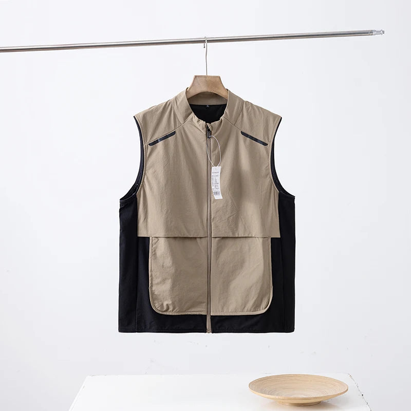 Vest, Rock Climbing, Hiking, Camping, Fishing, Outdoor Mountaineering, Traveling, Outing, Driving, Sports, Teenagers, Trend.Vest