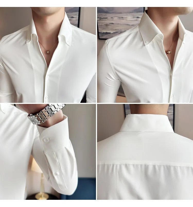 Chemise Slim Fit British ML Homme 2026