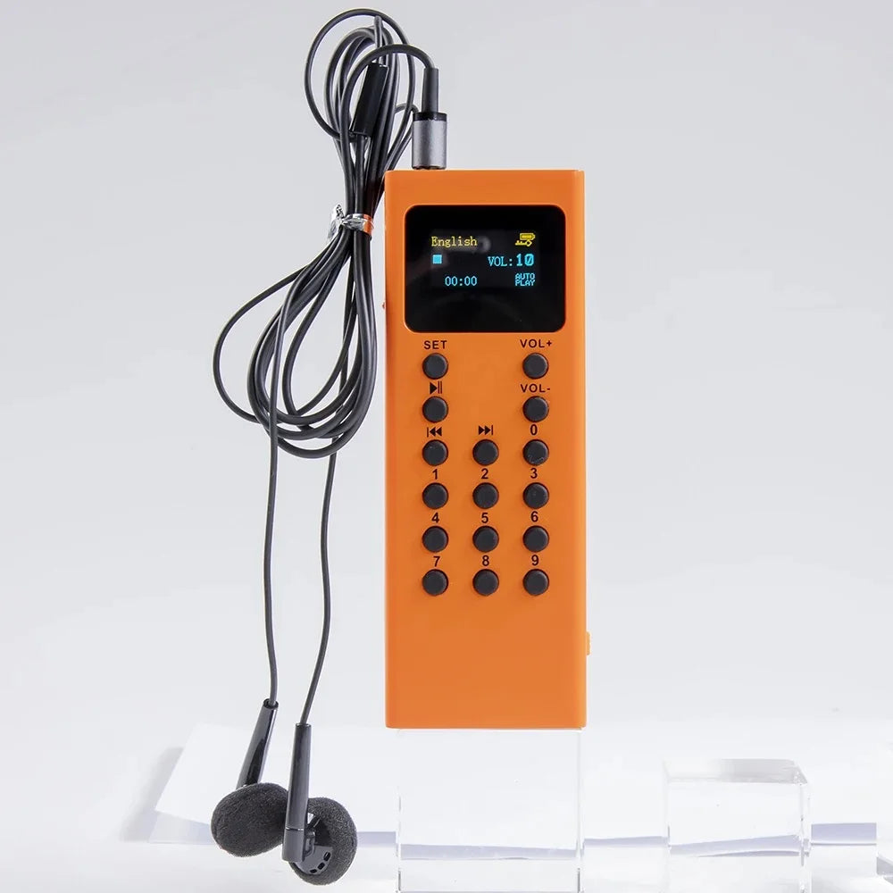 Audio Guide System For Museum Exhibition Tourism Scenic Spot Travel Agency Audio Guide MP3 Player Set 16GB Device 43 Languages