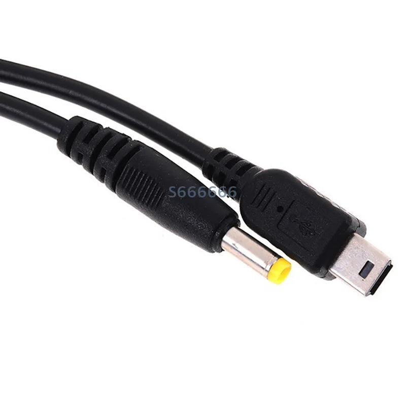 PSP 1000 2000 3000 Portable Game Accessory 1Pc 2 in 1 USB 2.0 Data Cable Charger Lead