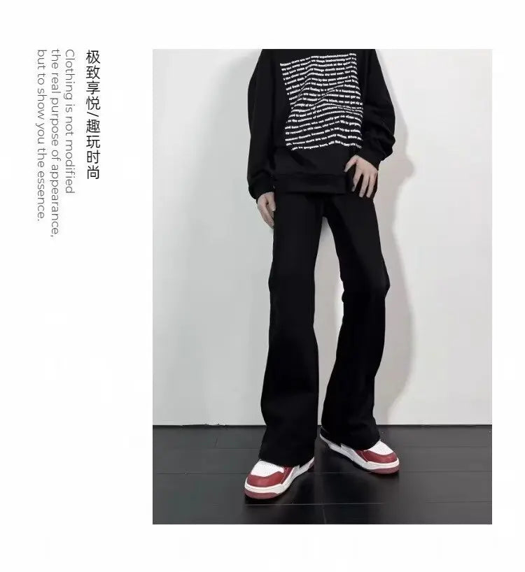 Jean Noir Homme Bootcut American Stretch