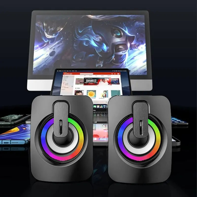 PC Speaker For Desktop Computer Laptops Caixa De Som Bluetooth Portable Sound Box Music USB wired Mini Speakers Column Acoustics